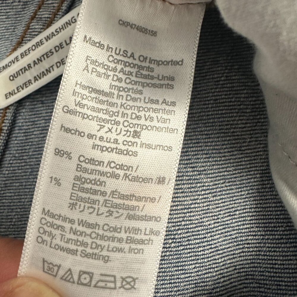 Madewell Womens Curvy Perfect Vintage Jean Size 31 Medium Wash Denim - Picture 6 of 6